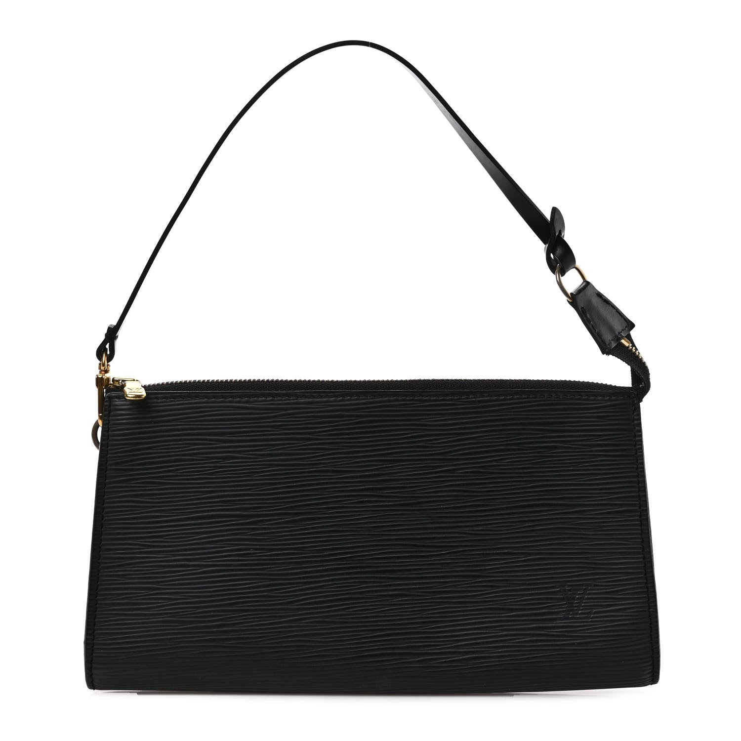 Louis Vuitton Epi Pochette Accessories 24 Black 1 of 8