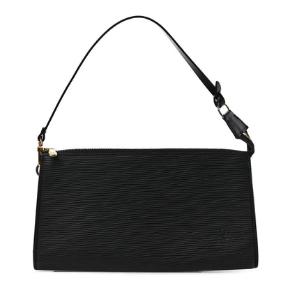 Louis Vuitton Epi Pochette Accessories 24 Black 1 of 8