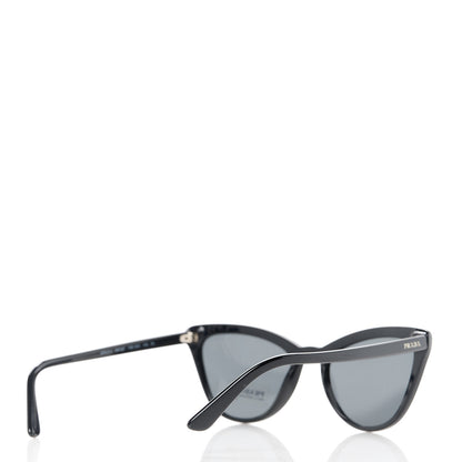 Prada Acetate Cat Eye Sunglasses SPR 01V Black 4 of 8