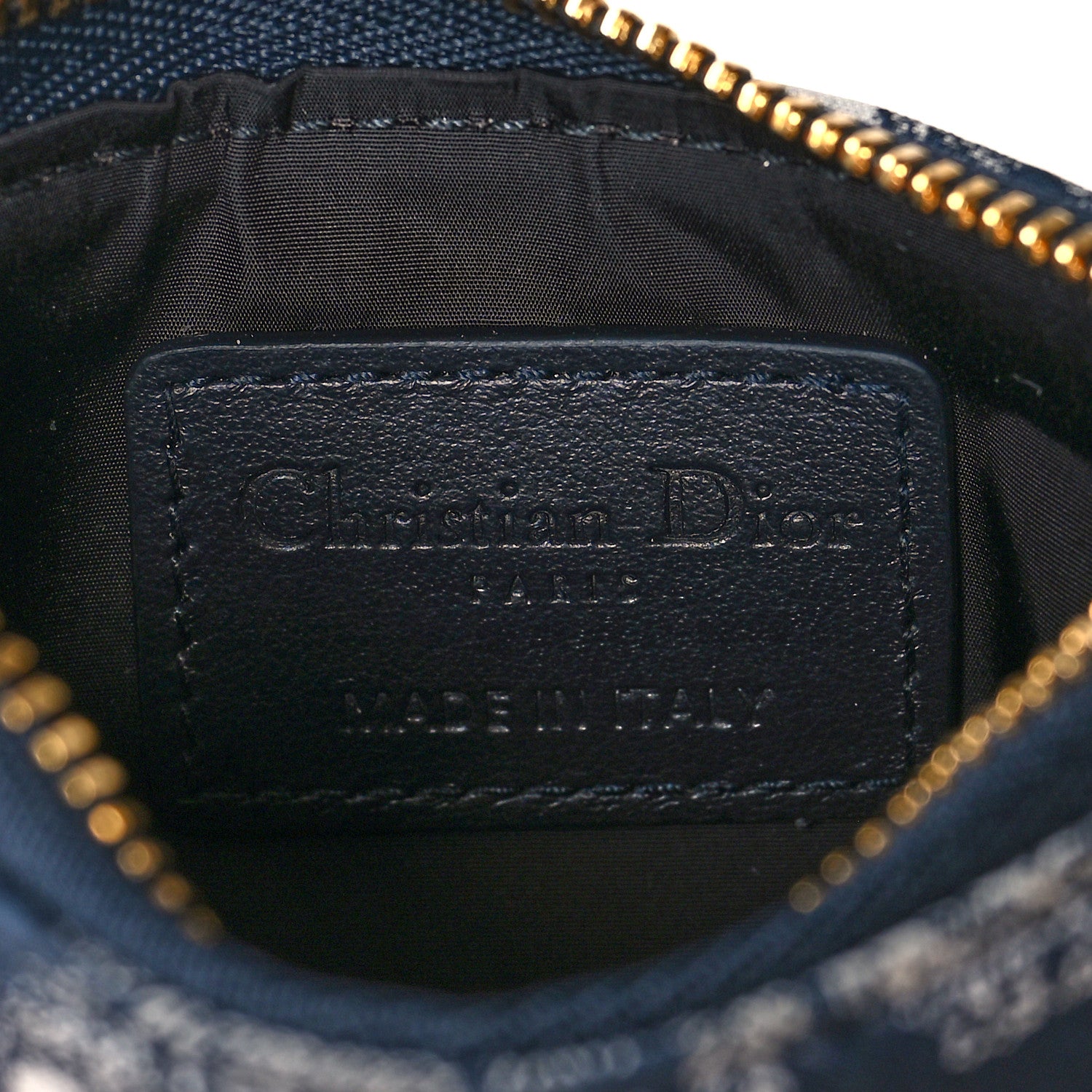 Christian Dior Technical Fabric Embroidered Toile De Jouy DiorTravel Multifunction Pouch Blue 9 of 11