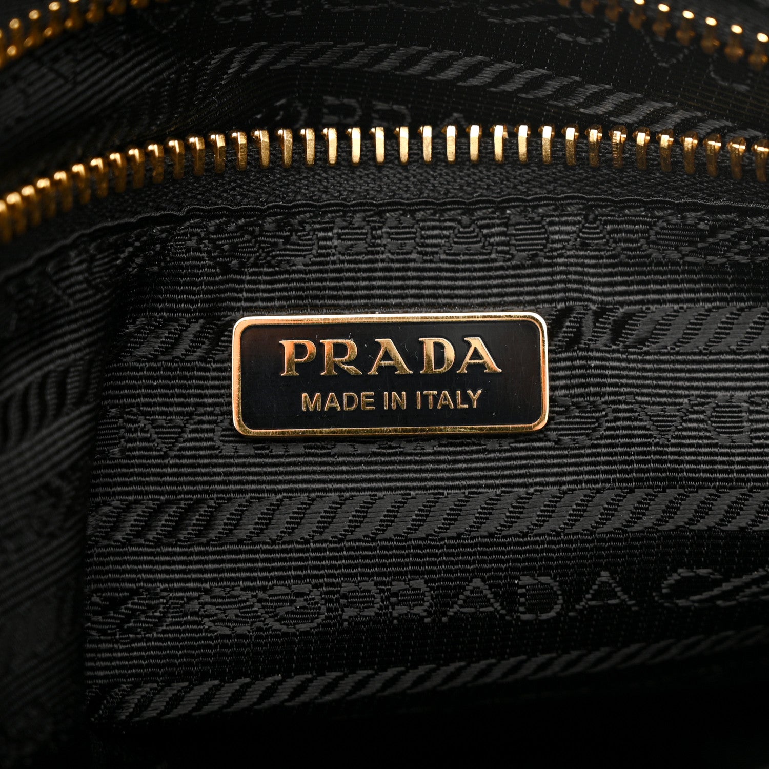 Prada Shiny Nappa Medium Shoulder Bag Black 6 of 10