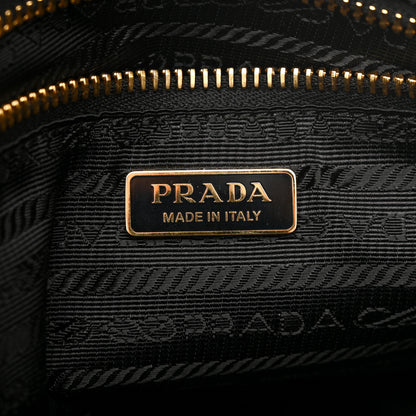 Prada Shiny Nappa Medium Shoulder Bag Black 6 of 10