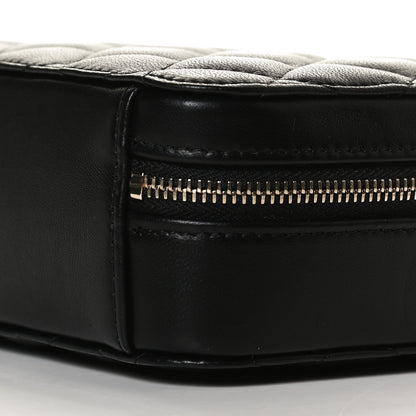 Chanel Lambskin Quilted CC Pearl Crush Camera Case Black 10 of 12