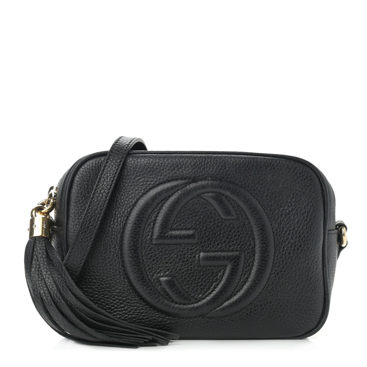 Gucci Pebbled Calfskin Small Soho Disco Bag Black 1 of 16