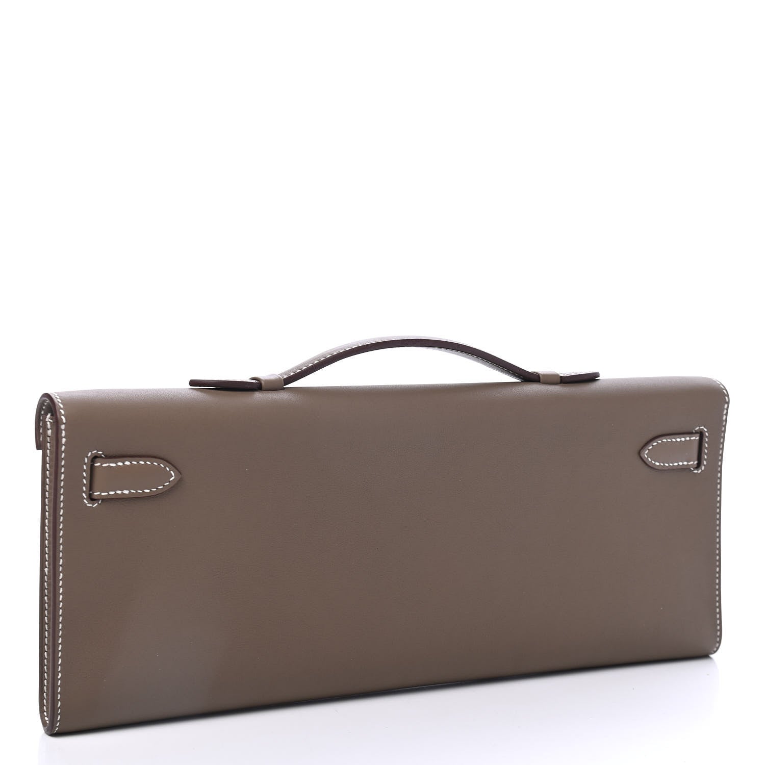 Hermes Swift Kelly Cut Clutch Pochette Etoupe 2 of 4