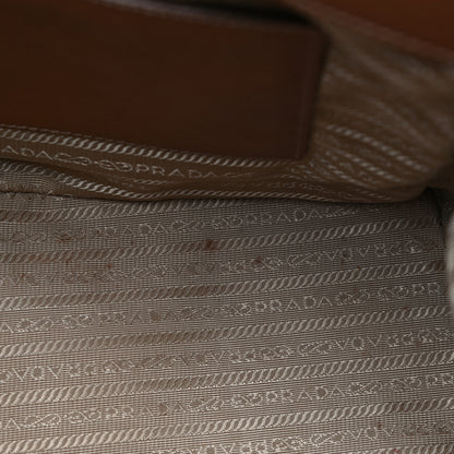 Prada Saffiano Medium Galleria Double Zip Tote Caramel 8 of 15