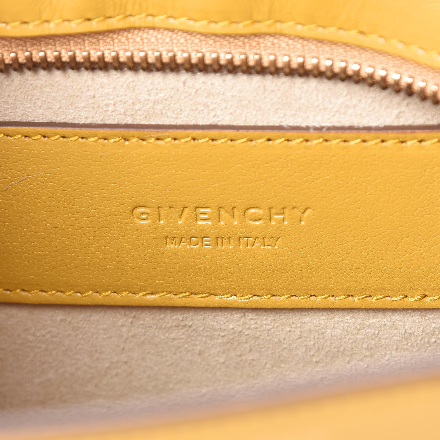 Givenchy Goatskin Diamond Quilted Pocket Crossbody Golden 7 of 9