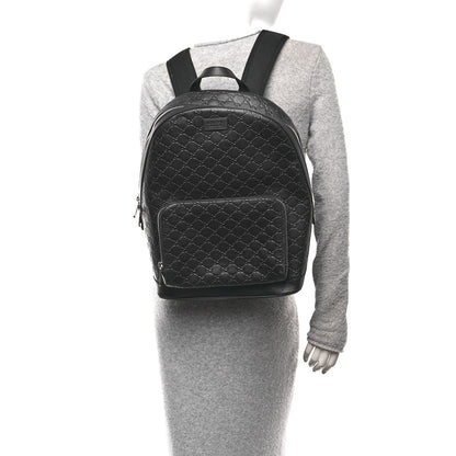 Gucci Guccissima Signature Day Backpack Blue 2 of 10