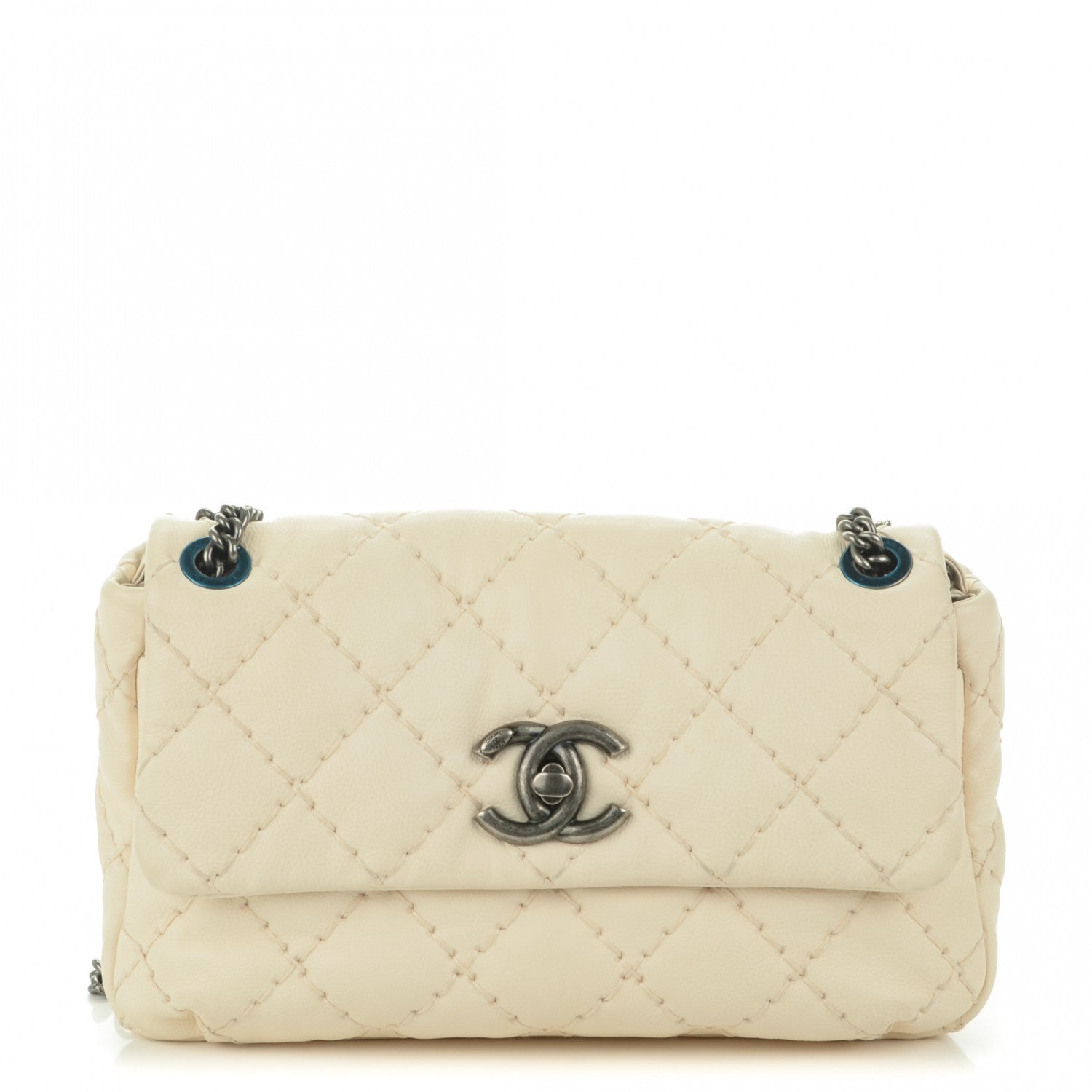 Chanel Calfskin Ultimate Stitch Flap White 1 of 7