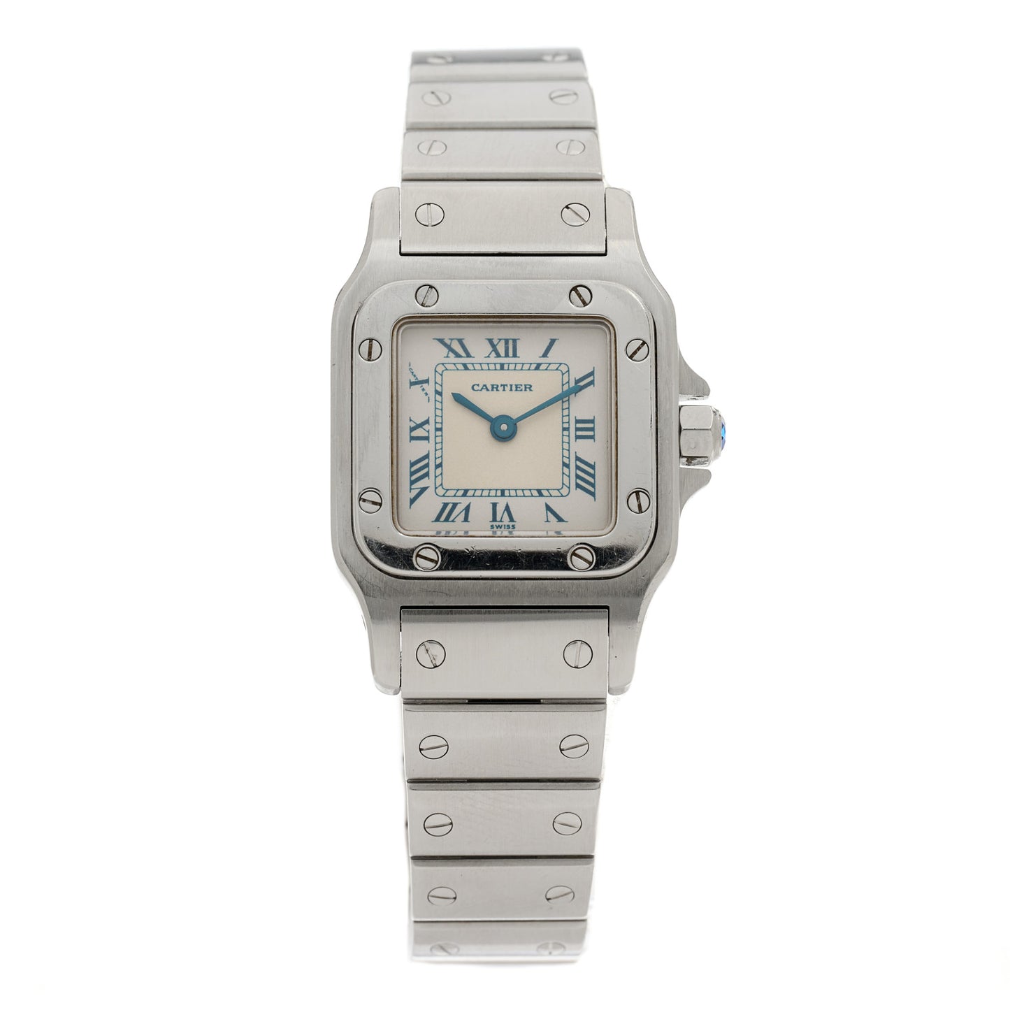 Stainless Steel 24mm Santos de Cartier Galbee Quartz Watch