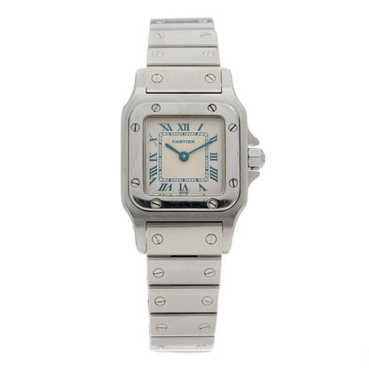 Cartier Stainless Steel 24mm Santos de Cartier Galbee Quartz Watch 1 of 4