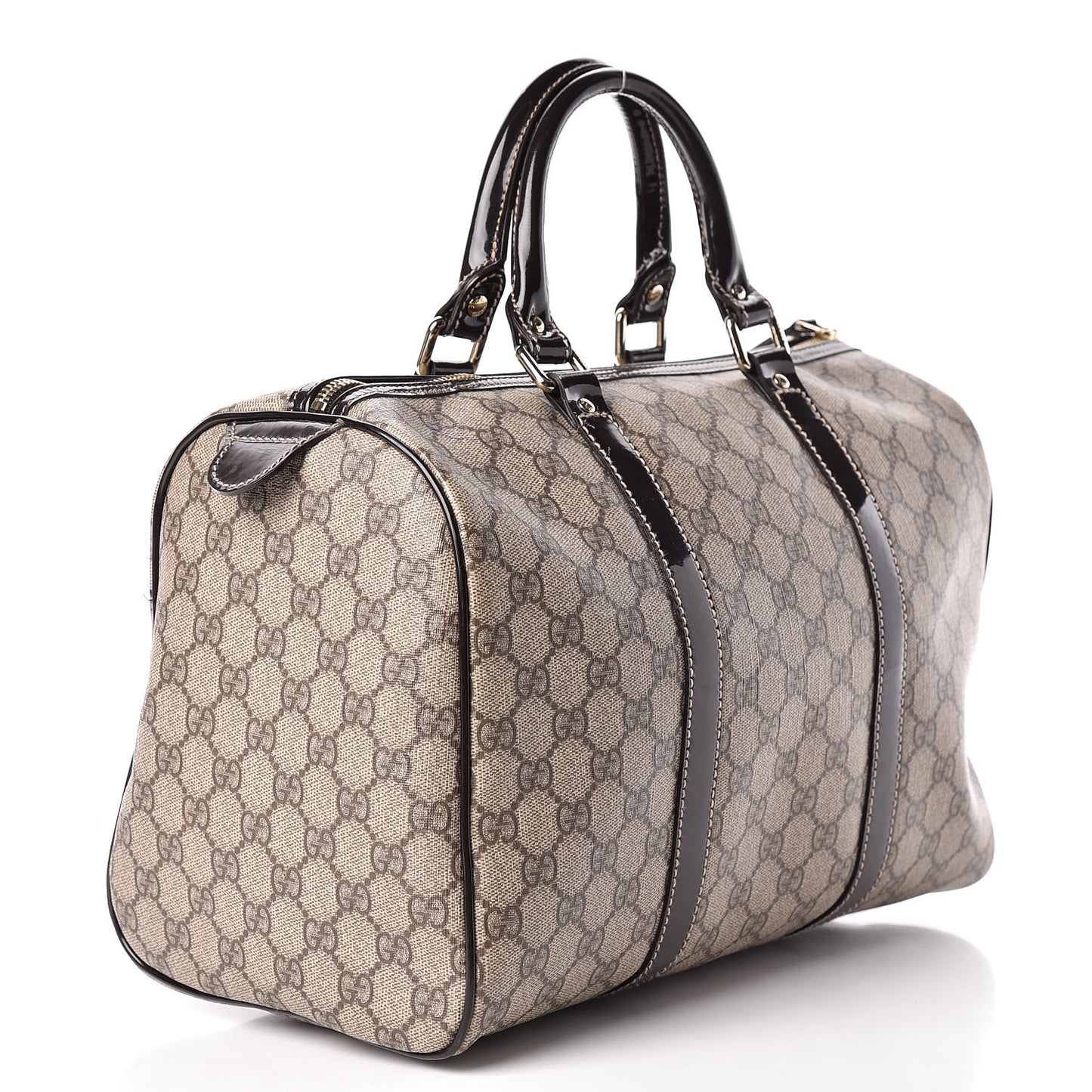 GG Plus Monogram Medium Joy Boston Dark Brown