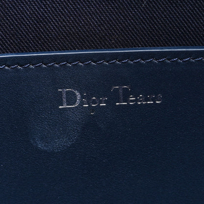 Christian Dior x Denim Tears A5 Oblique Flat Pouch Wristlet Blue 6 of 6
