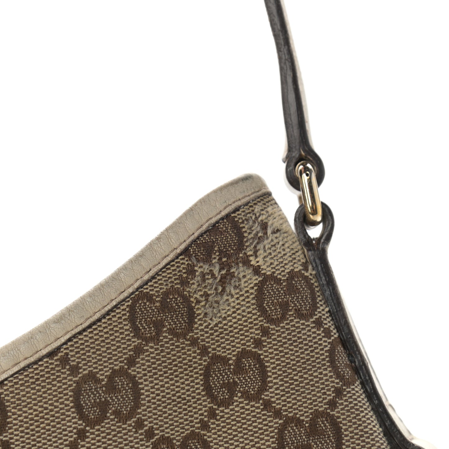 Monogram Medium New Britt Hobo Off White