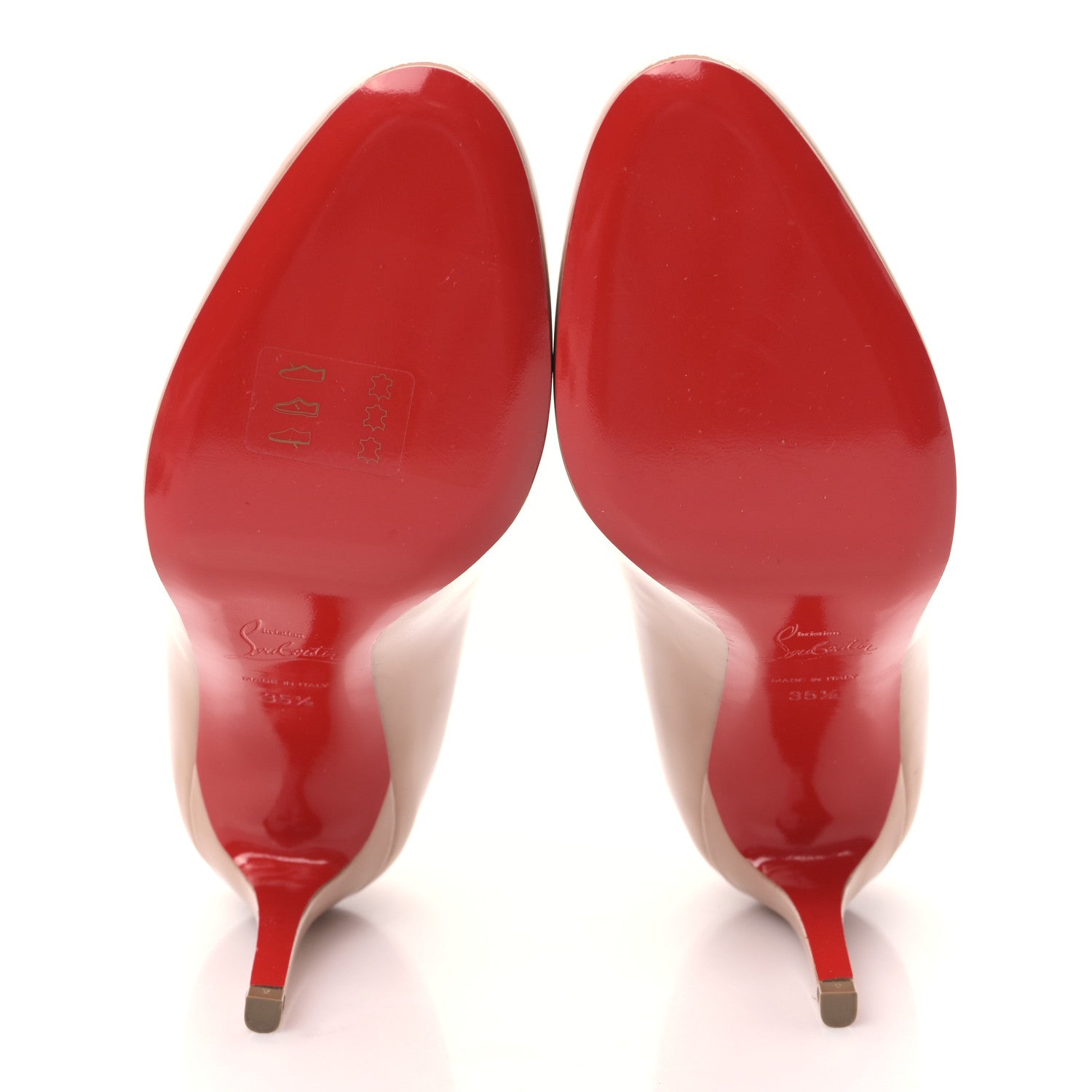 Christian Louboutin Patent Simple 85 Pumps 35.5 Nude 5 of 7