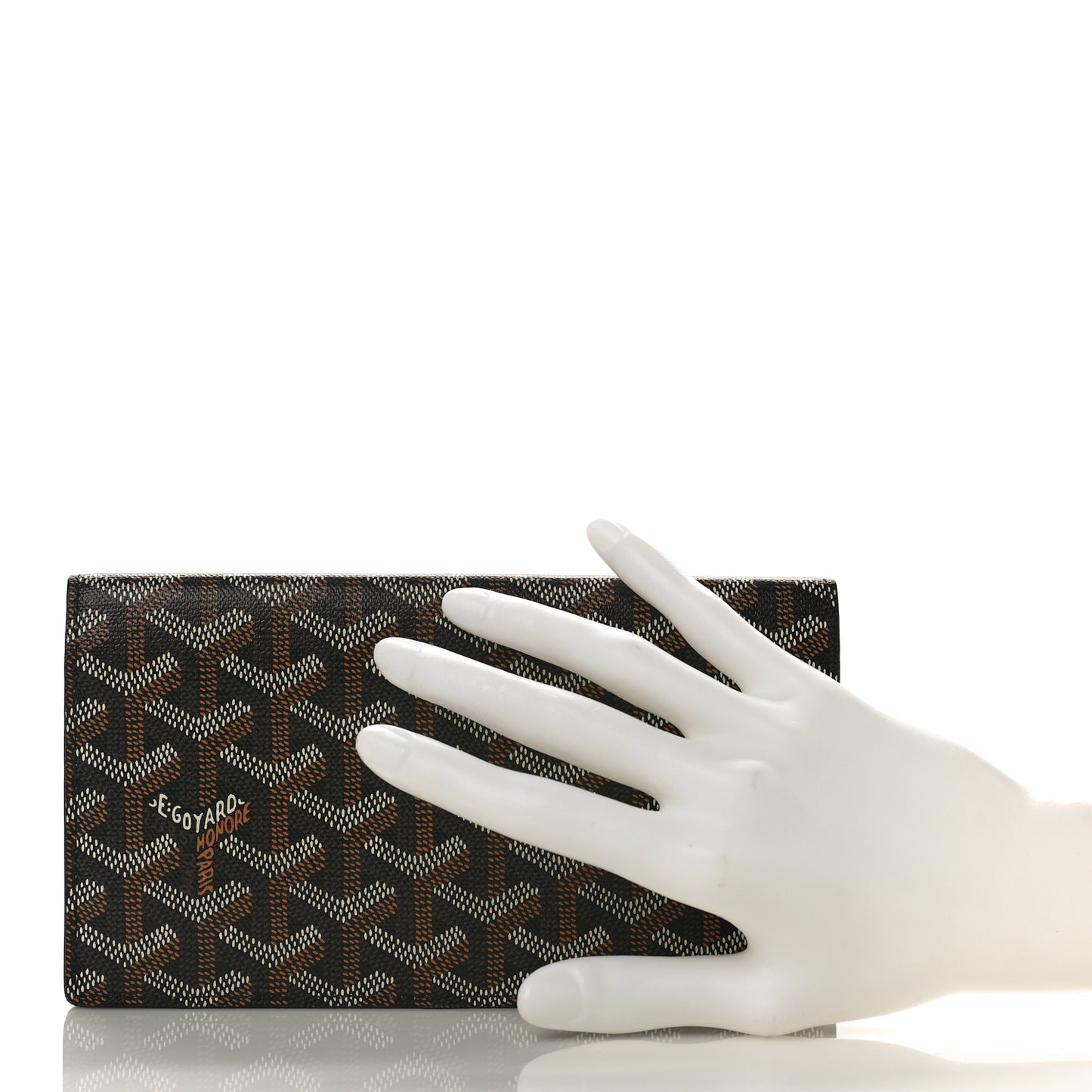 Goyardine Long Bi-Fold Wallet Black