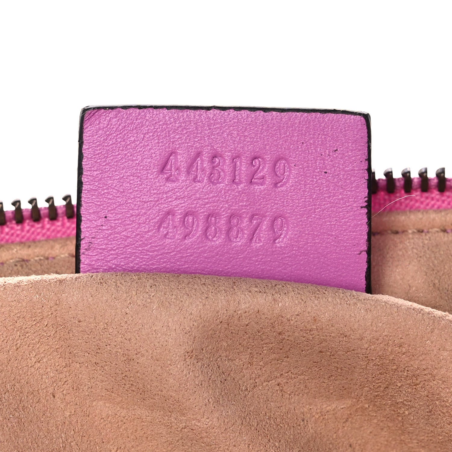 Gucci Calfskin Matelasse Mini GG Marmont Chain Bag Candy Mousse 7 of 11