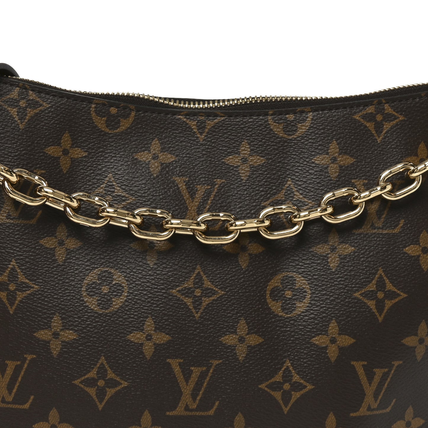 Reverse Monogram Loop Hobo