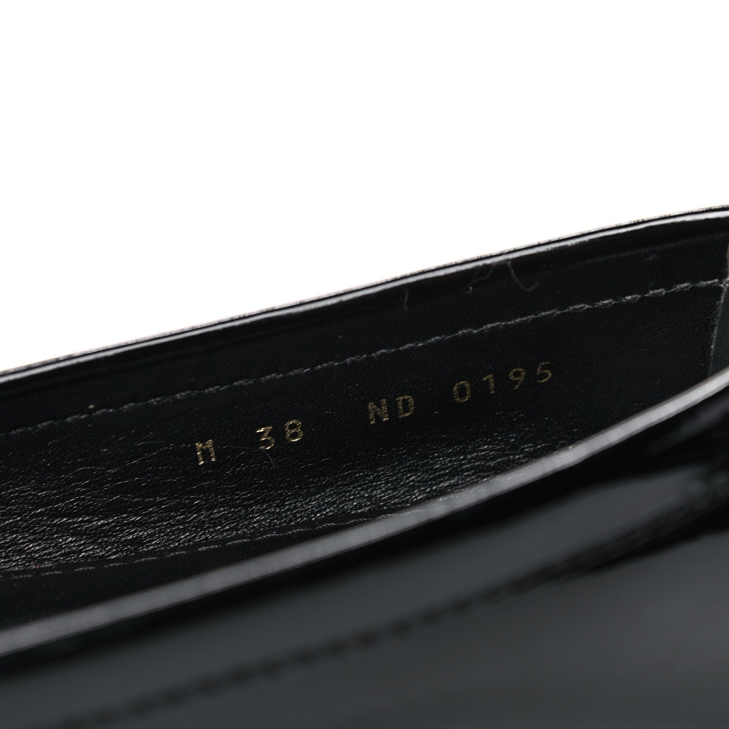 Louis Vuitton Patent Calfskin Oxford Loafers 38 Black 11 of 15