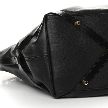 Burberry Calfskin House Check Small Salisbury Tote Black 9 of 10