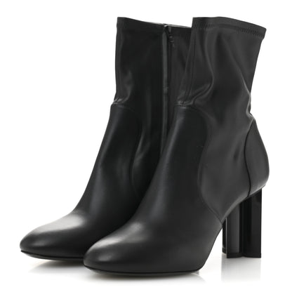 Louis Vuitton Calfskin Uniformes Silhouette Ankle Boots 37.5 Black 4 of 9