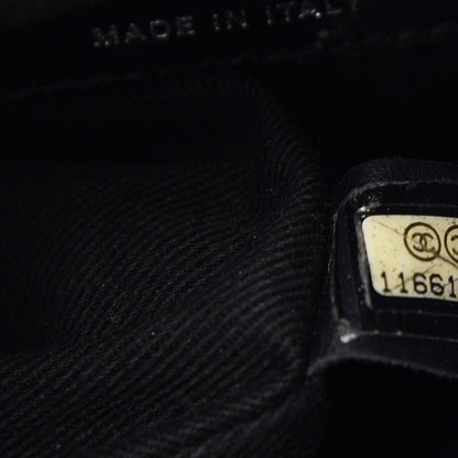 Chanel Calfskin Stitched Expandable Flap Black 7 of 10
