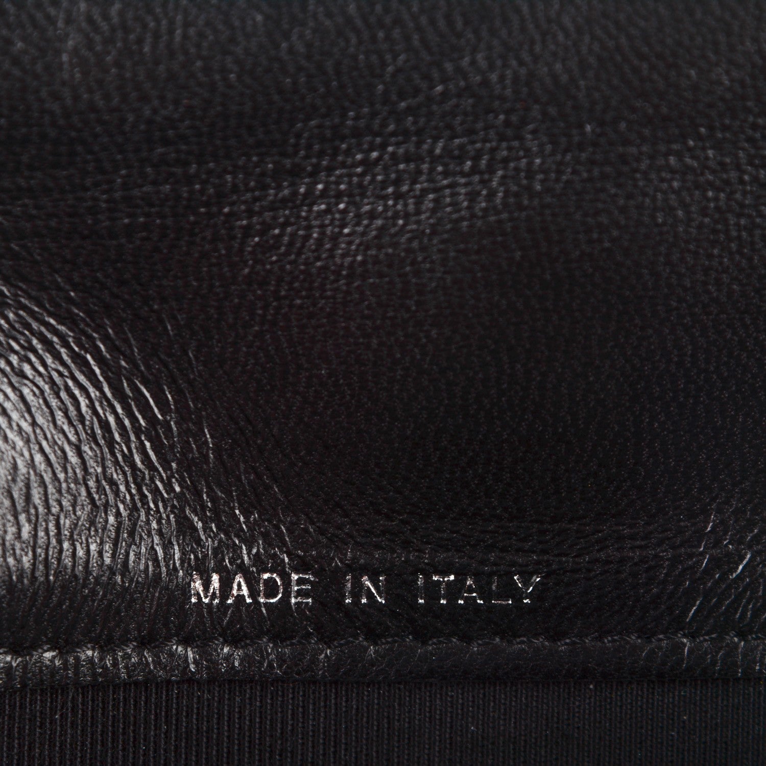 Chanel Lambskin Perforated Yen Wallet Black 7 of 8