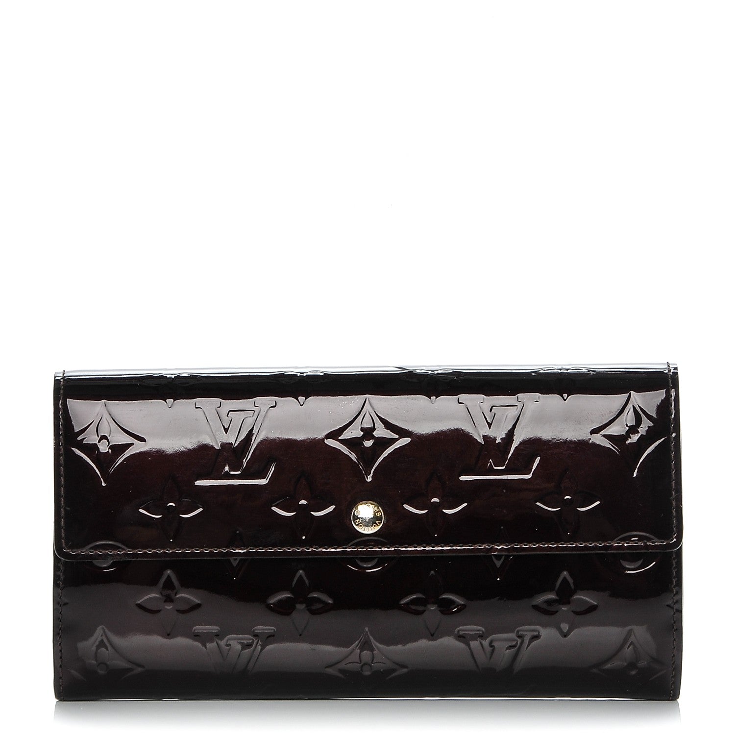 Louis Vuitton Vernis Sarah Wallet Amarante 1 of 8