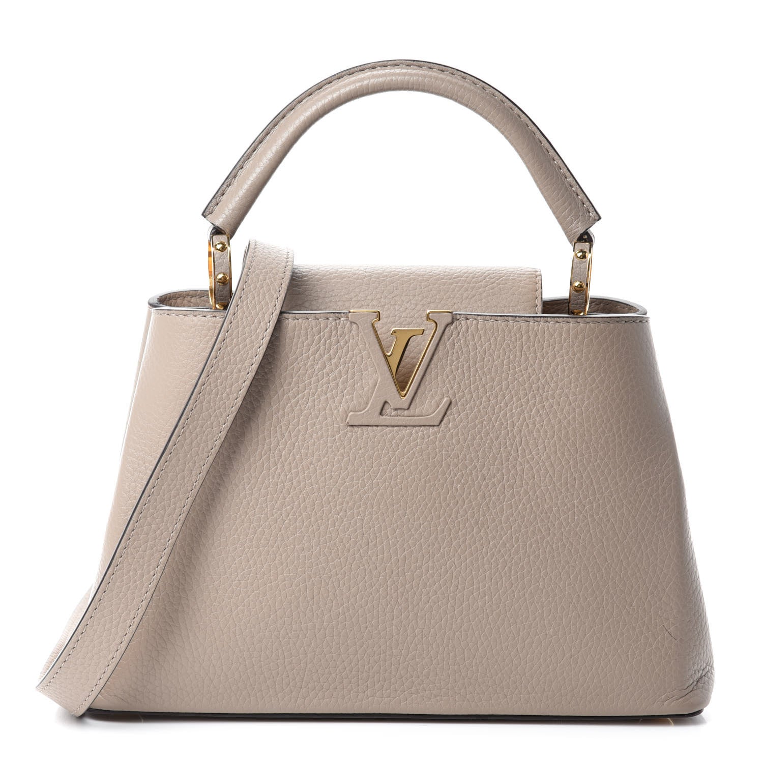 Louis Vuitton Taurillon Capucines BB Galet 1 of 12