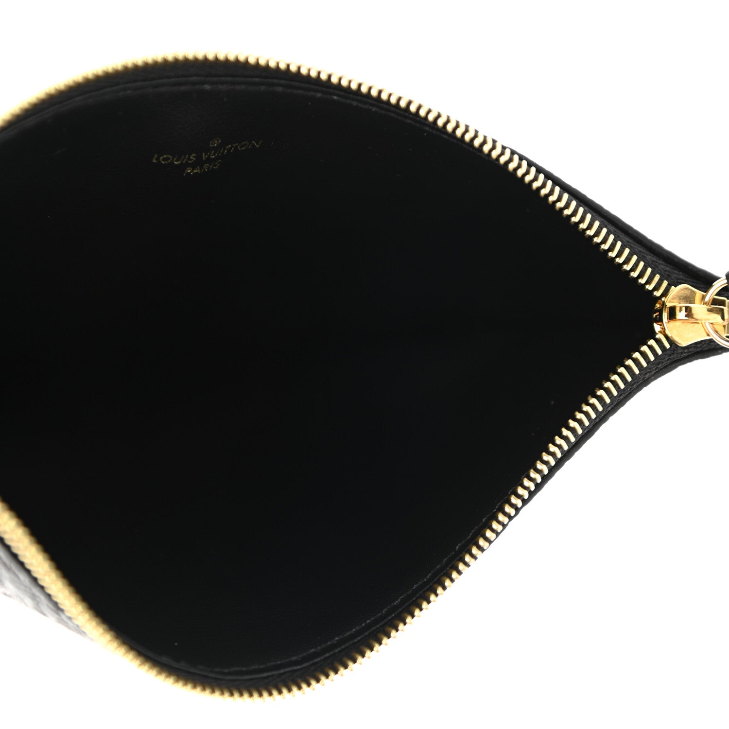 Louis Vuitton Empreinte Felicie Chain Wallet Zippered Insert Black 5 of 5