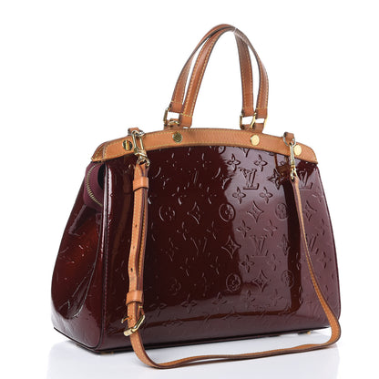 Louis Vuitton Vernis Brea MM Rouge Fauviste 3 of 14