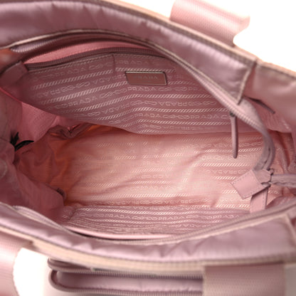 Prada Nylon Front Pocket Bag Pink 5 of 10