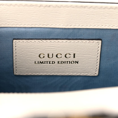 Gucci Calfskin Valentine's Day Exclusive Mini Sylvie Top Handle Bag Ivory 9 of 11