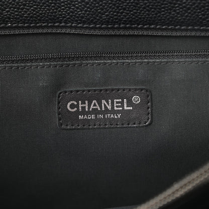 Chanel Caviar Quilted Grand Shopping Tote GST Black 6 of 15