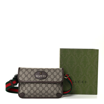 Gucci GG Supreme Monogram Neo Vintage Web Belt Bag Brown 12 of 12