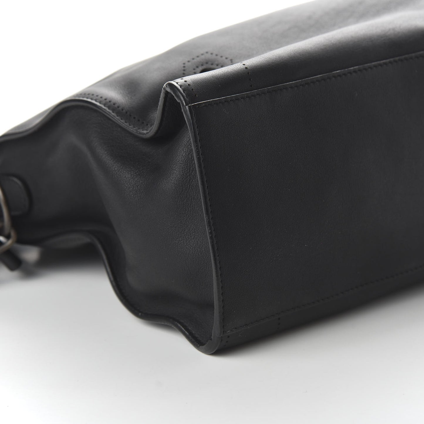Veau Soyeux Perforated Blackout Hardware City Black