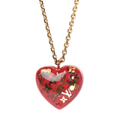 Louis Vuitton Inclusion Heart Necklace Pomme D'Amour 4 of 5