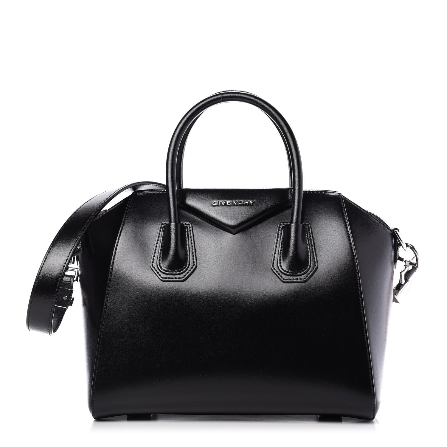 Givenchy Shiny Lord Calfskin Small Antigona Black 1 of 9
