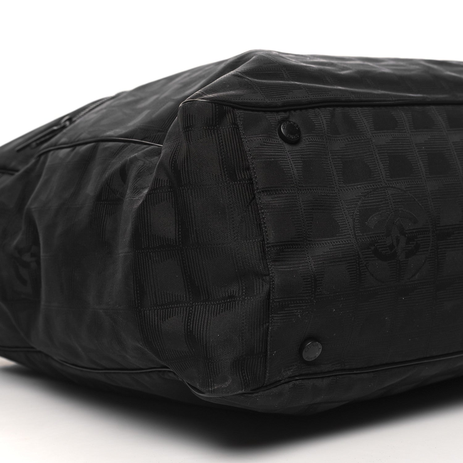 Chanel Nylon Medium Travel Tote Black 9 of 14