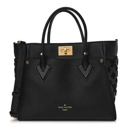 Louis Vuitton Calfskin Monogram Tufting On My Side Black 1 of 10