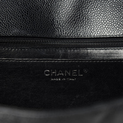Chanel Caviar Quilted Maxi Single Flap Black 10 of 13