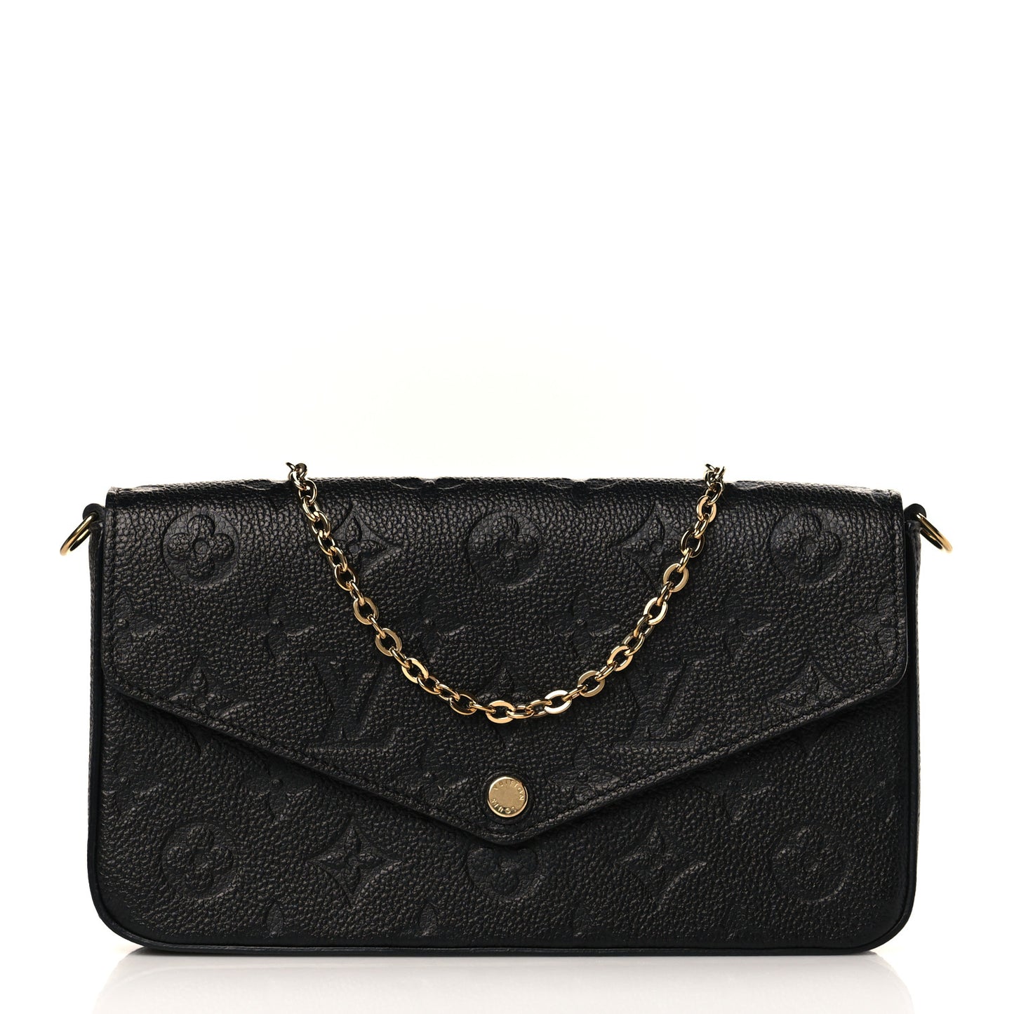 Empreinte Pochette Felicie Chain Wallet Black