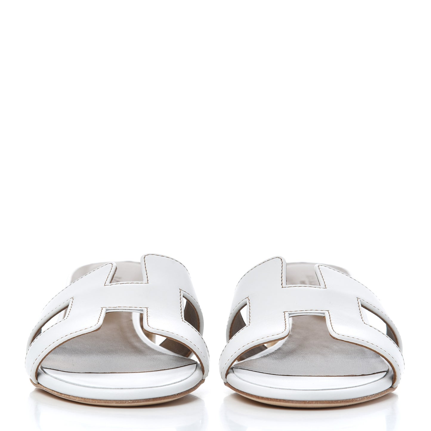 Calfskin Oasis Sandals 36.5 White
