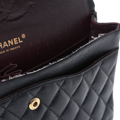 Chanel Caviar Quilted Medium Double Flap Black 8 of 39