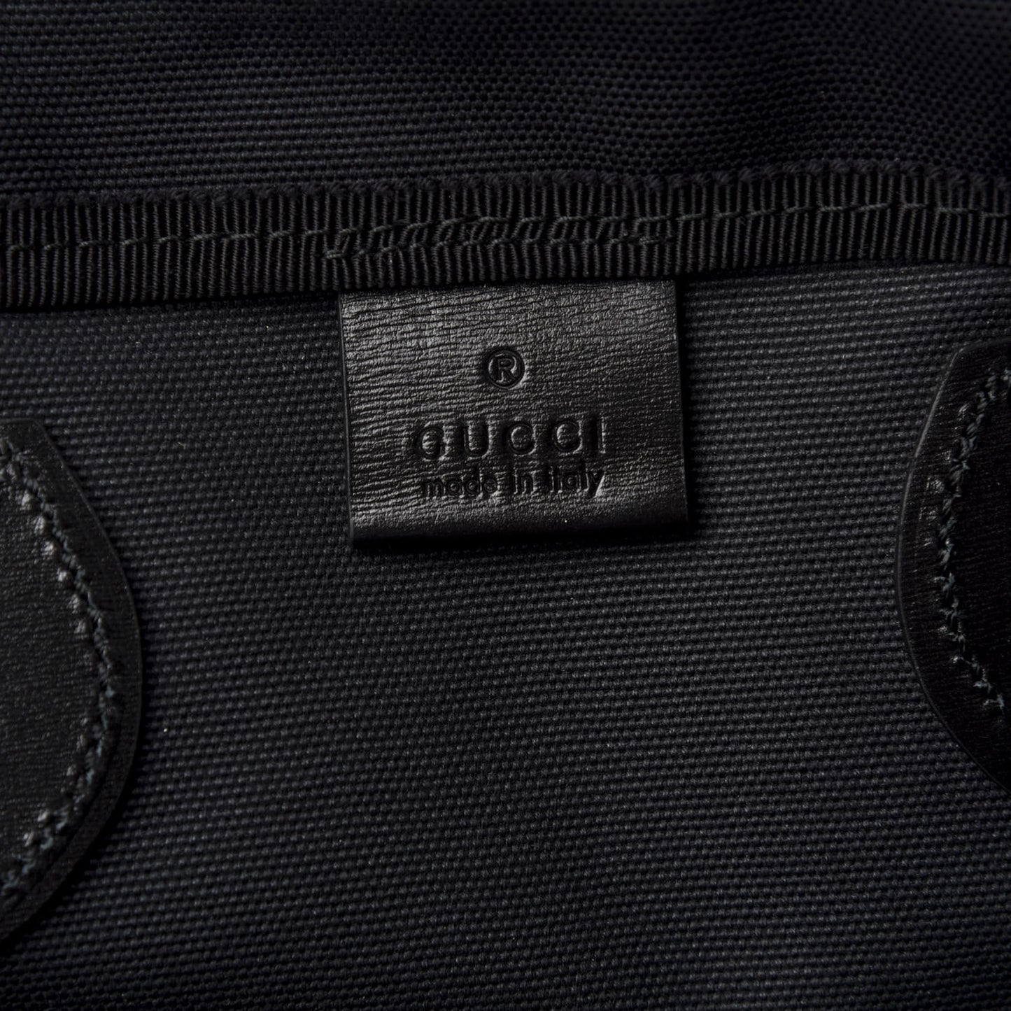 Canvas Chateau Marmont Drawstring Tote Black