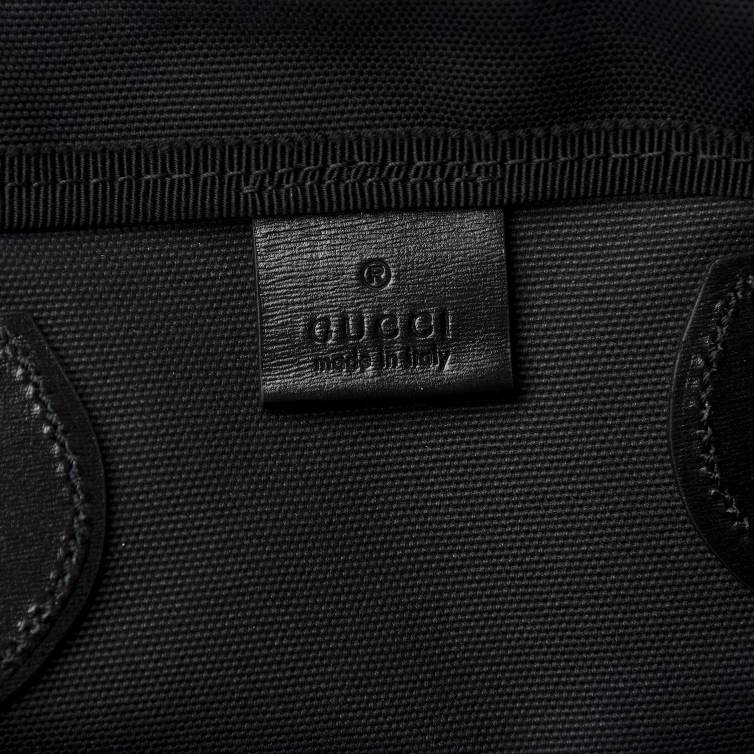 Gucci Canvas Chateau Marmont Drawstring Tote Black 5 of 8