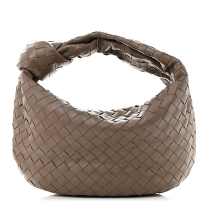Bottega Veneta Nappa Intrecciato Teen Jodie Hobo Dark Taupe 1 of 10