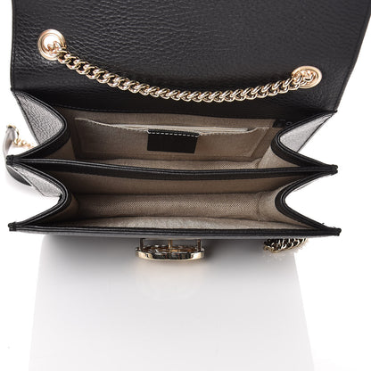 Gucci Dollar Calfskin Small Interlocking G Shoulder Bag Black 5 of 10