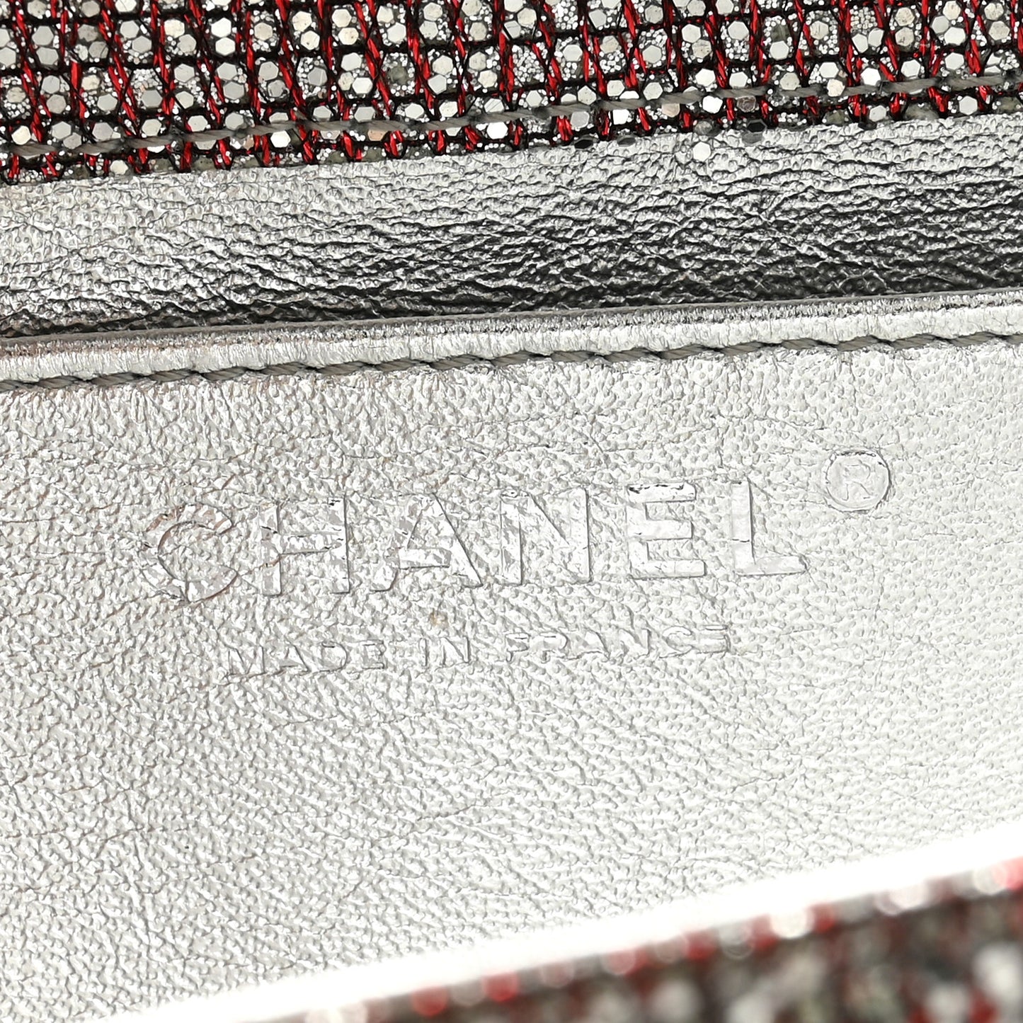 Crystal Quilted Mademoiselle Reissue 2.55 Flap Silver