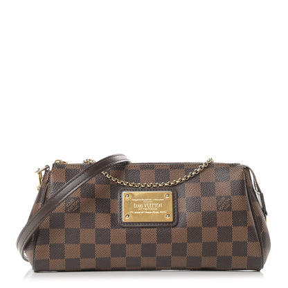 Louis Vuitton Damier Ebene Eva Clutch 1 of 13